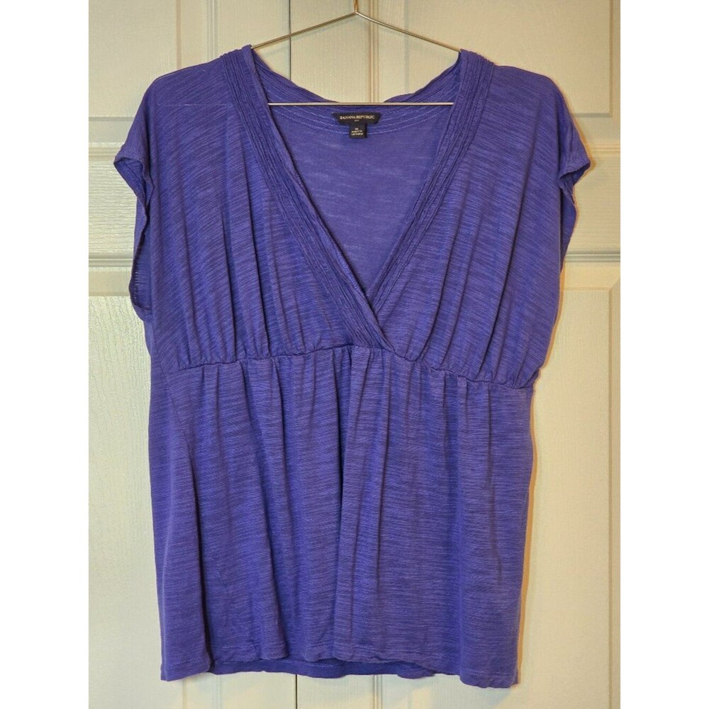 Women's Banana Republic Empire Top, Purple, XL